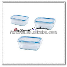 D217 Rectangle Glass Food Container